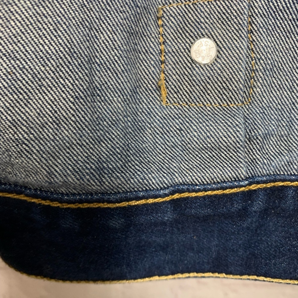 Vintage Levi's Type 1 Trucker 70534-9951 Jean Jacket Size L - Picture 5 of 9